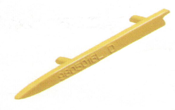 Schindler 9300 Comb Finger End Yellow RH 898743