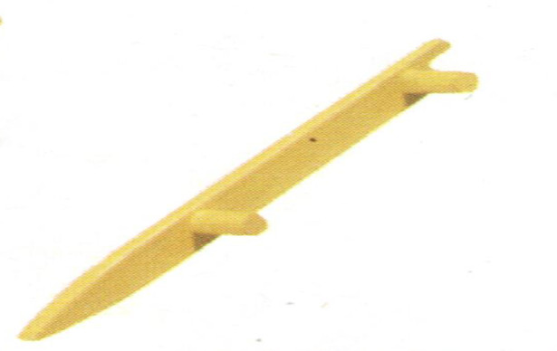 Schindler 9300 Comb Finger End Yellow LH 898744