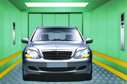 Reliable Operation Easily Integrated into the Building Structure Machine Roomless Car Lifts