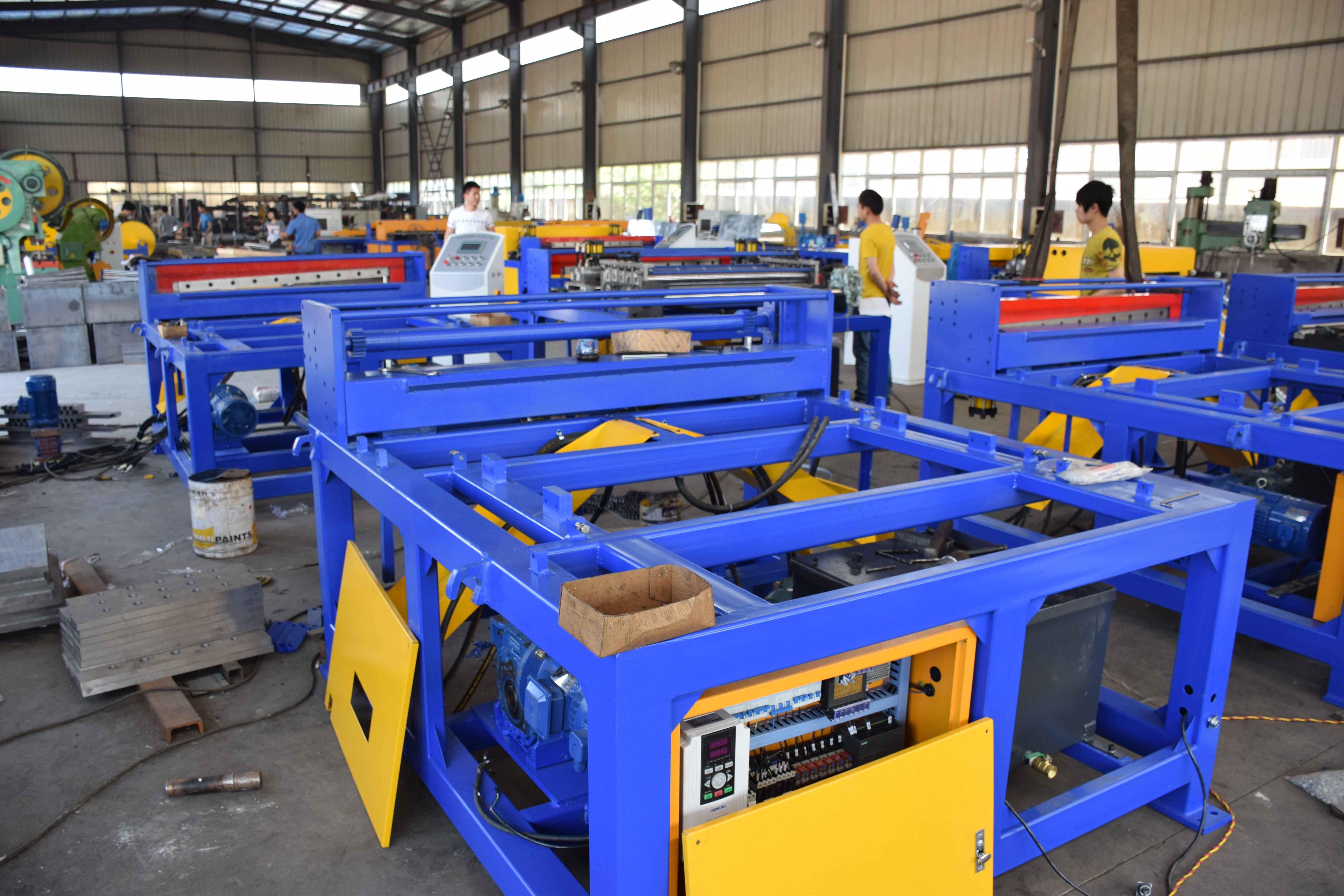 HVAC Auto Square Rectangular Air Duct Production Line for Ventilation