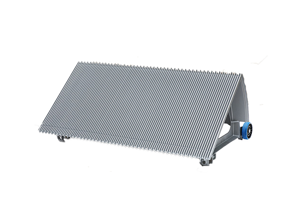 Escalator Aluminium Step 800mm with 70*25mm Blue Roller