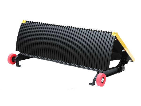 Escalator Aluminum Step 800mm with 75*25mm Red Roller