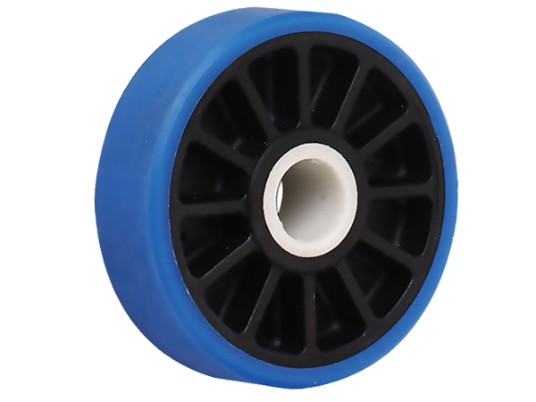 Blue Escalator Chain Auxiliary Roller with 76.2x22mm ID: 17mm