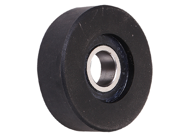 Black Escalator Step Roller with 76x21.6mm 6203-2RS ID: 12.7mm