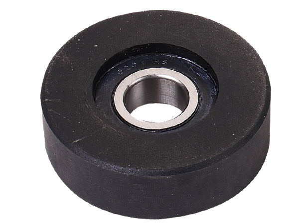 Black Escalator Step Roller with 76x21.6mm 6203-2RS ID: 12.7mm