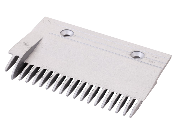 Hitachi Gray Escalator Aluminum Right Comb Plate with 164.3mm Length 19 Teeth