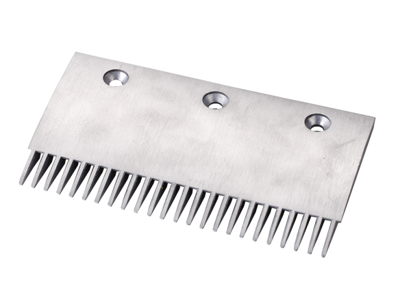 Thyssen Aluminium Escalator Corner Plate with 204mm Length 24 Teeth