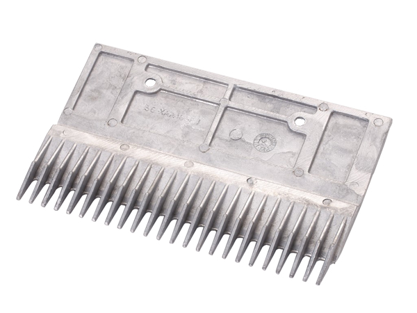 Aluminum Escalator Center Comb Plate With 203.184mm Length 24 Teeth