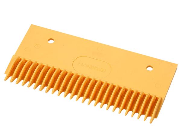 214(L)*108(W)mm 25 Teeth Yellow Plastic Escalator Right Comb Plate 