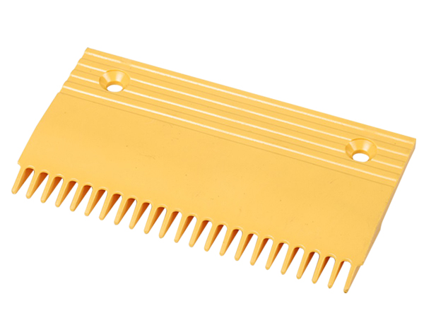 193(L)*108(W)mm 23 Teeth Escalator Yellow Plastic Left Comb Plate 