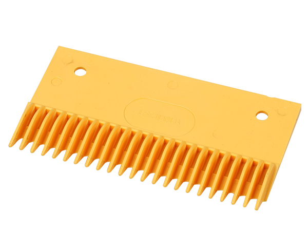 193(L)*108(W)mm 23 Teeth Escalator Yellow Plastic Left Comb Plate 