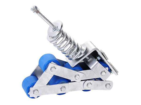 6 Blue Rollers Escalator Handrail Support Chain with 70mm Pitch