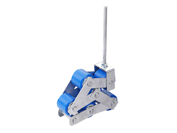 6 Blue Rollers Escalator Handrail Support Chain with 70mm Pitch