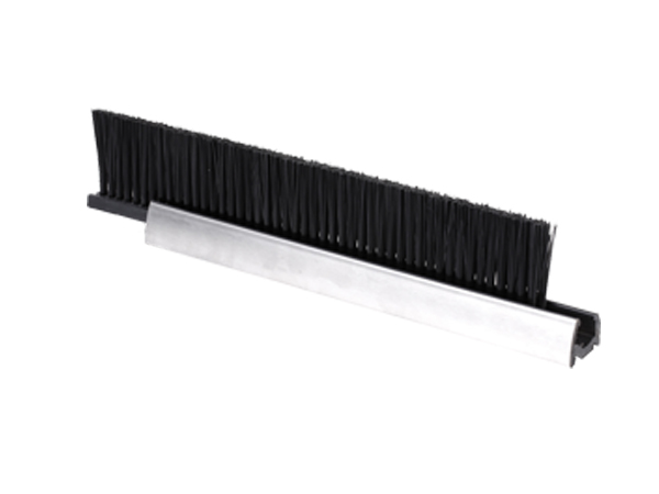 Plastic Base Escalator Skirting Brush with Oneside Aluminum