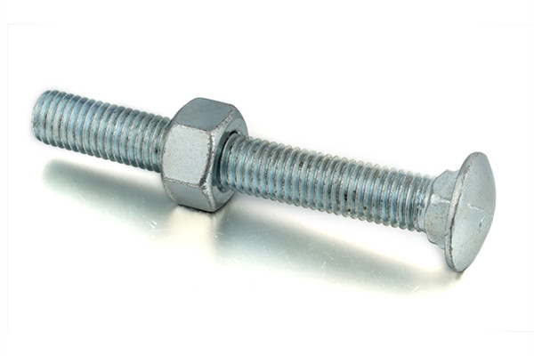 Large 10 Inch Carriage Bolts and Nuts