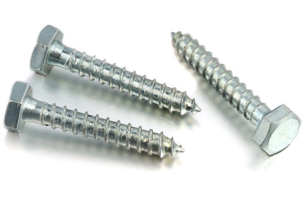 High Quality Zinc Plated Carbon Steel Galvanized Hex Head Coach Screw