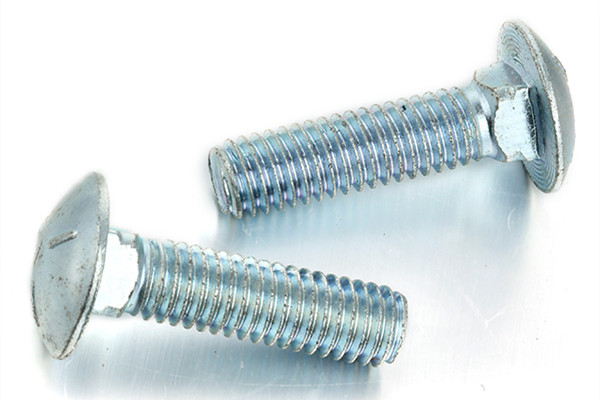 Round Head Square Neck 1 / 2 x 8 Galvanized Carriage Bolt