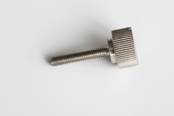 Non Standard Big Head Knurled Slotted Screw