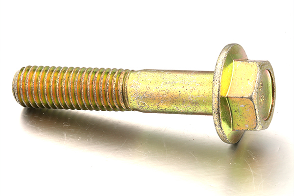 High Strength M8 DIN6921 Yellow Zinc Class 8.8 Flange Bolt