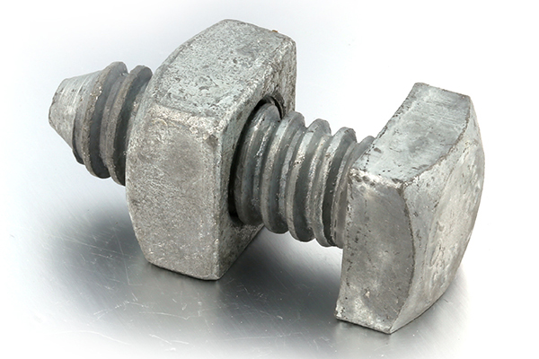 Heavy Carbon Steel Square Bolt with Nut