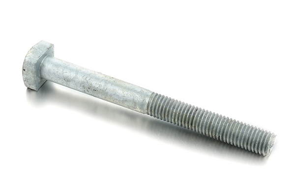 Long Half Thread Zinc Plated Square Bolt