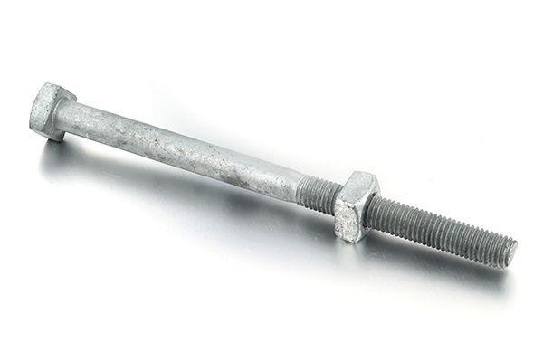 Long Half Thread Zinc Plated Square Bolt