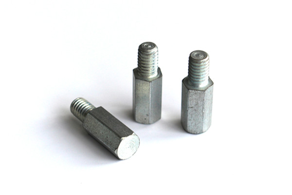 Customized Carbon Steel Zinc Solid M6 Threaded Blind Bolts Standoff