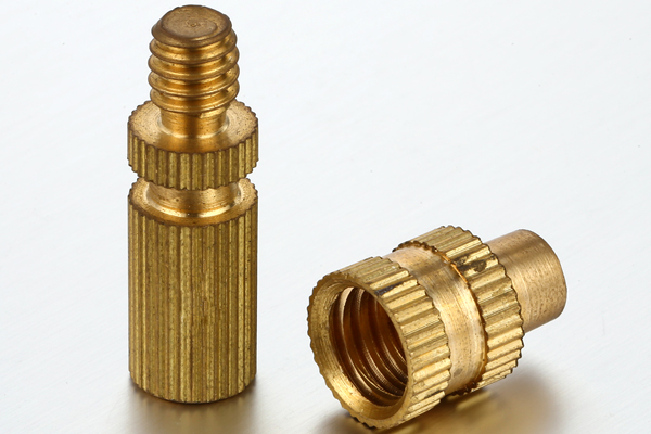 Factory Price Brass Knurled Insert CNC Turning Part