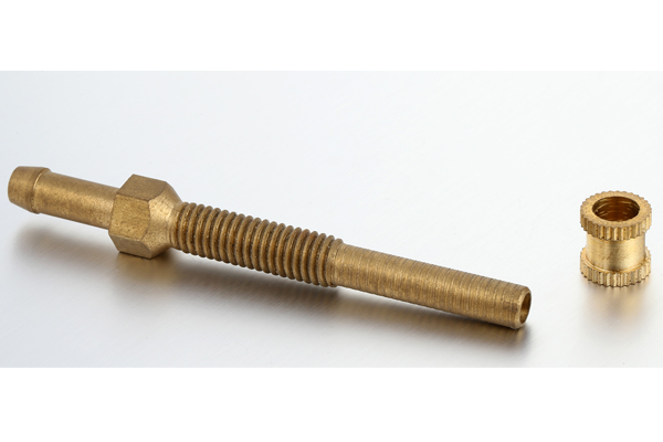 Factory Price Brass Knurled Insert CNC Turning Part