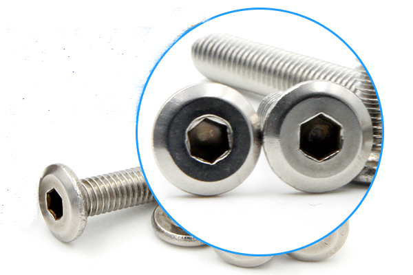 Rust Resistant Stainless Steel Hex Socket Furniture Screw