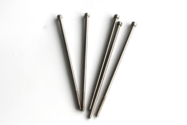 Stainless Steel Straight Slotted Head Male Threaded Punch Ejector Pin