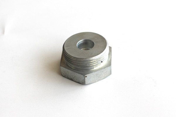 Customized Galvanized Carbon Steel Hex Head Screw Threaded Bolt Plug