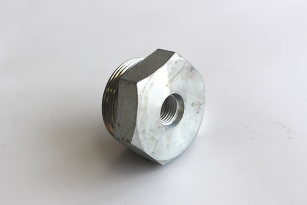 Customized Galvanized Carbon Steel Hex Head Screw Threaded Bolt Plug