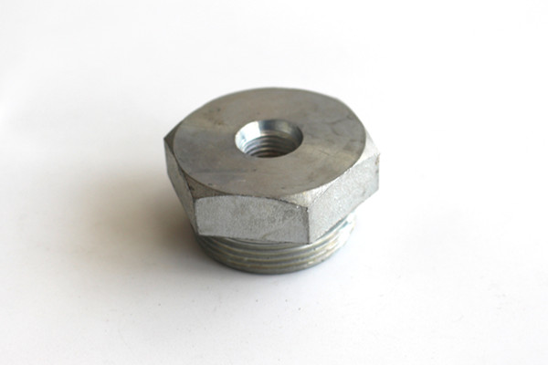 Customized Galvanized Carbon Steel Hex Head Screw Threaded Bolt Plug