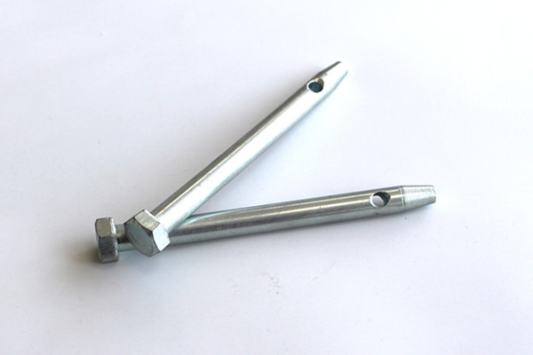 Customized Carbon Steel Zinc Plating Hex Head Taper Pin Bolt with Hole