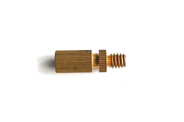 Knurled Male Female Threaded Nut Screw Hollow Brass Power Plug Pin