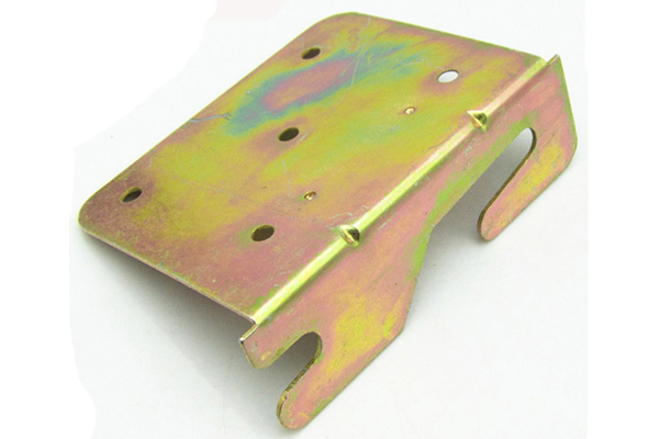 Yellow Bending Metal Sheet Plate Fabrication