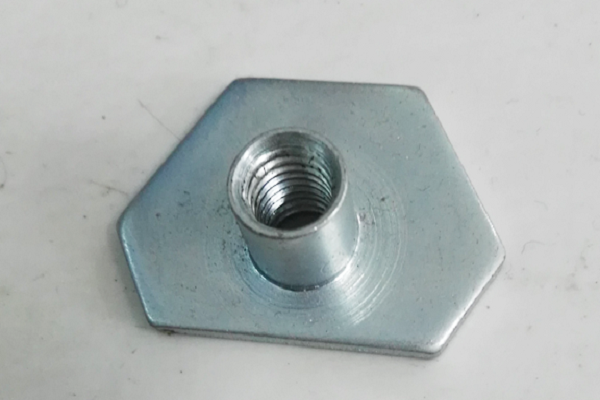 Metal Stamped Big Head Through Hole Nut Coulping