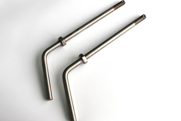 CNC Customized Stainless Steel L Shape Handle Hook Pin with Welded Nut