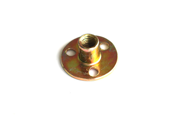 Customized YZP Big Round Flat Head Sleeve Nut with Three Fixing Holes