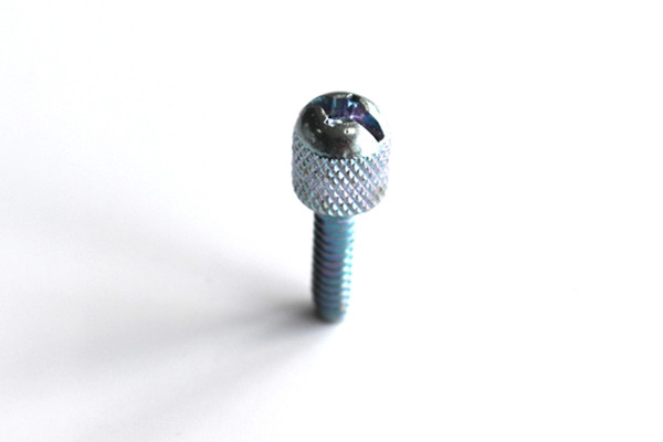 Zinc Steel Cross Slotted Cylinder Knurled Head Handle Screw