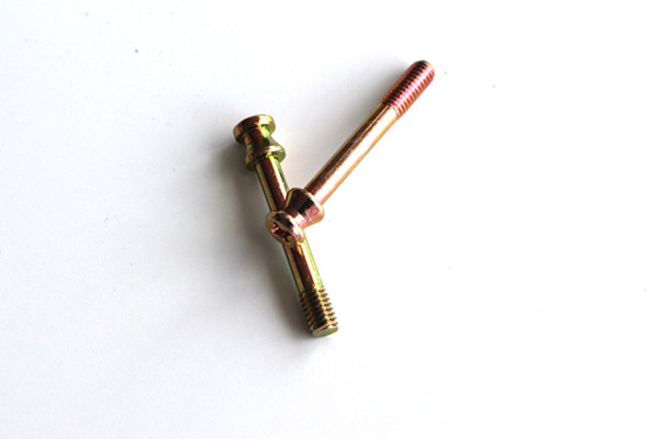 Cross Slotted Flat Head Taper Neck Half Threaded Screw for Electric