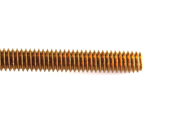 Custom Brass Straight Slotted Round Head Full Threaded Roofing Screw