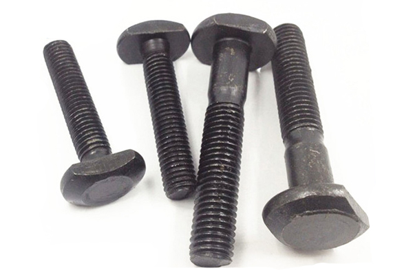 Black T Handle Half Thread Bolt