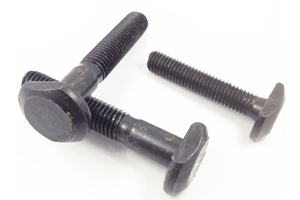 Black T Handle Half Thread Bolt