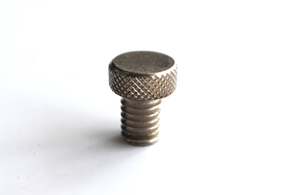 Custom Stainless Steel Full Threaded Knurled Head Cylinder Thumb Screw