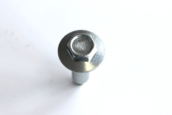 Zinc Steel Ring Concaved Hex Flange Head Long Neck Shoulder Screw