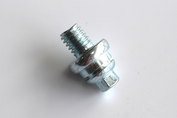 Customized Zinc Steel Hex Flange Head Taper Step Handle Plug Screw