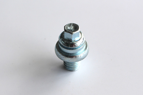 Customized Zinc Steel Hex Flange Head Taper Step Handle Plug Screw