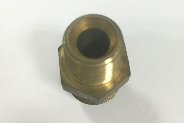 Customized Brass Hex Taper Shape Fitting 